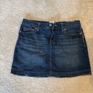 Denim Mini Skirt